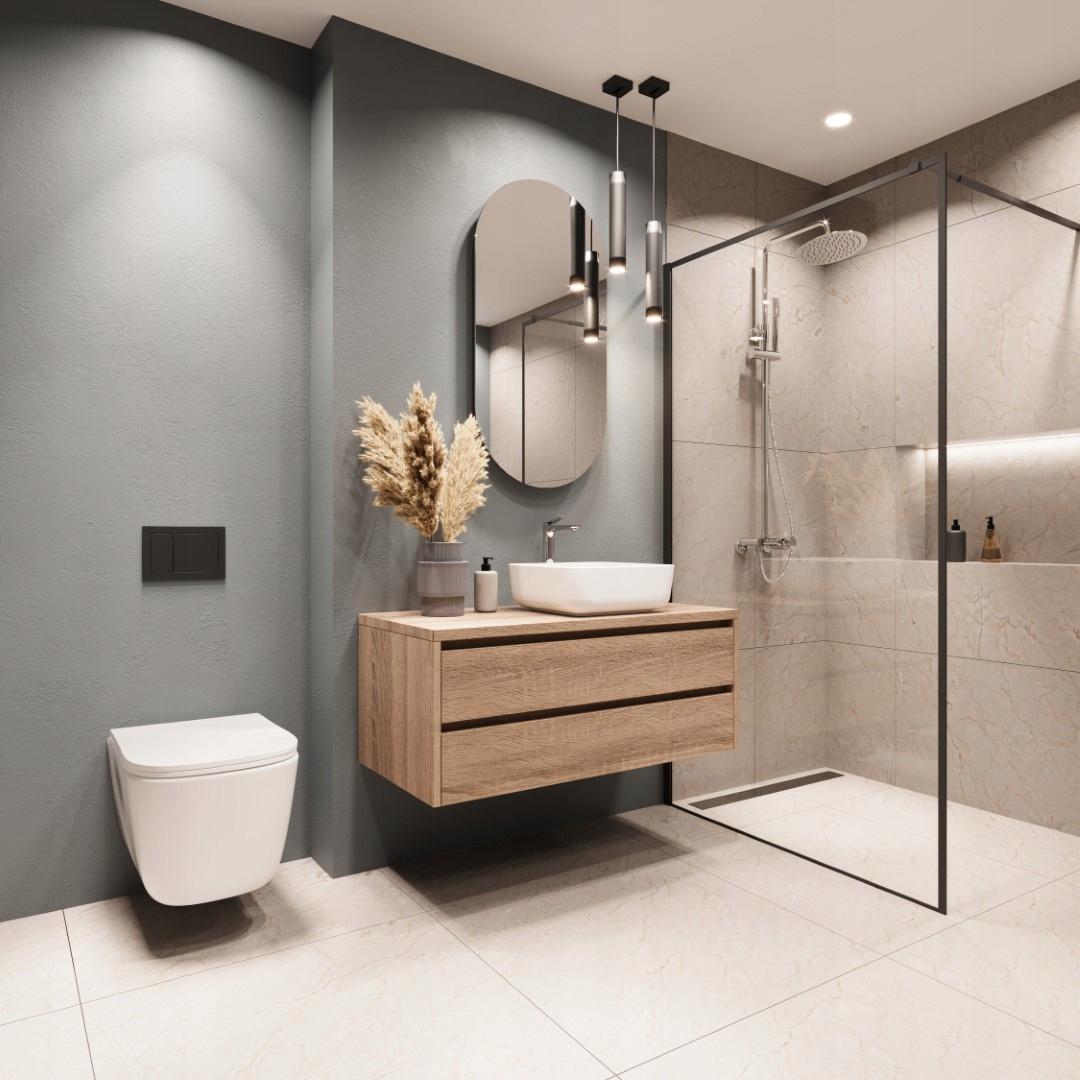 INVENA MISKA WC PODWIESZANA, QFS, MALAGA KWADRATOWA, Z DESKĄ WOLNOOPADAJĄCĄ