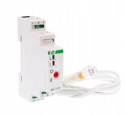 Automat zmierzchowy AZ-112 I=16A, zewnętrzna sonda hermetyczna fi 10, 1 mod