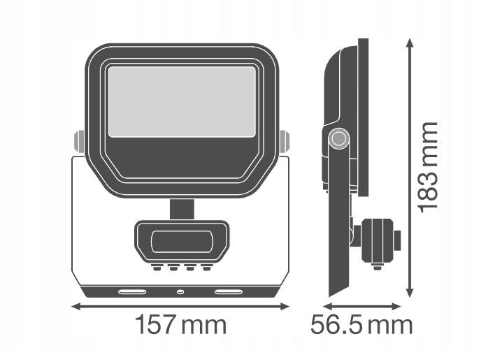 Naświetlacz Floodlight 20 SN P 17W 2K4LM 840 PSSY100 WT Naświetlacz z elast