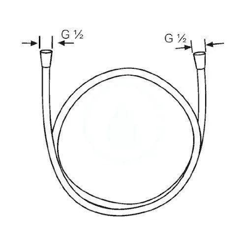 Wąż natryskowy KLUDI SIRENAFLEX 1600 mm chrom