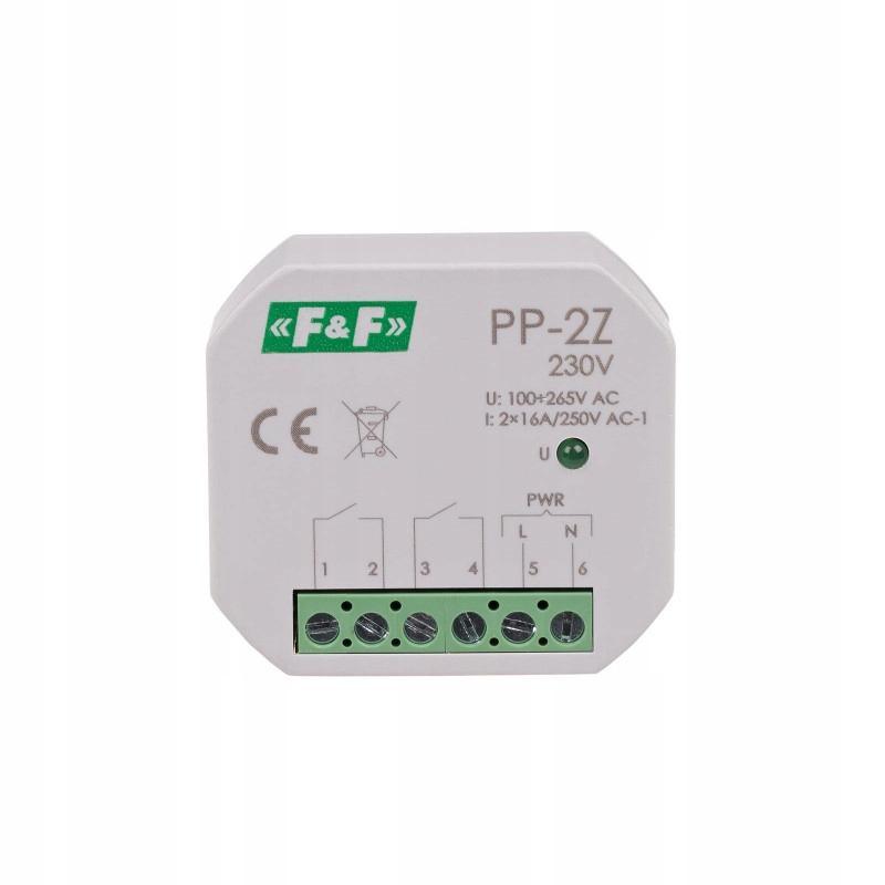 Przekaźnik elektromagnetyczny, 2Z 16A, montaż podtynkowy,w obud.PDT,U=100-2