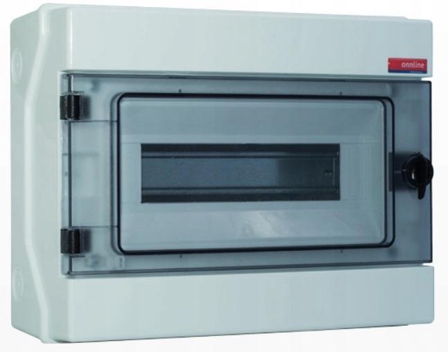 ONNLINE Rozdzielnica natynkowa RH-1x12 modułów IP65 ONNLINE 1000V DC PV