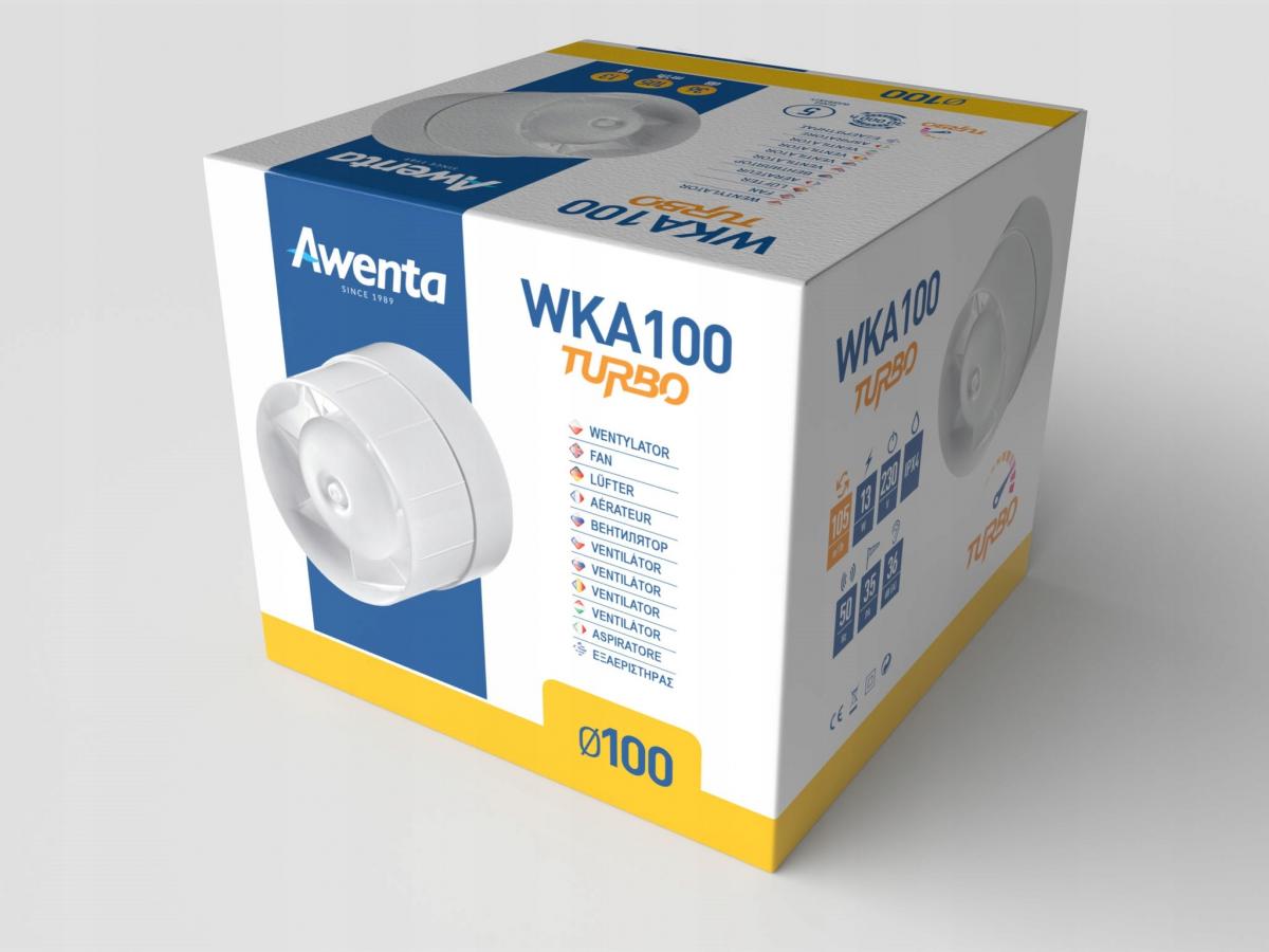 AWENTA Wentylator kanałowyWKA100 - kostka