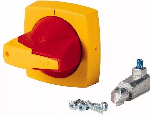 EATON Dźwignia napędu montaż na drzwi, typD/P, czerwono-żółta, 6mm K2SDR/P