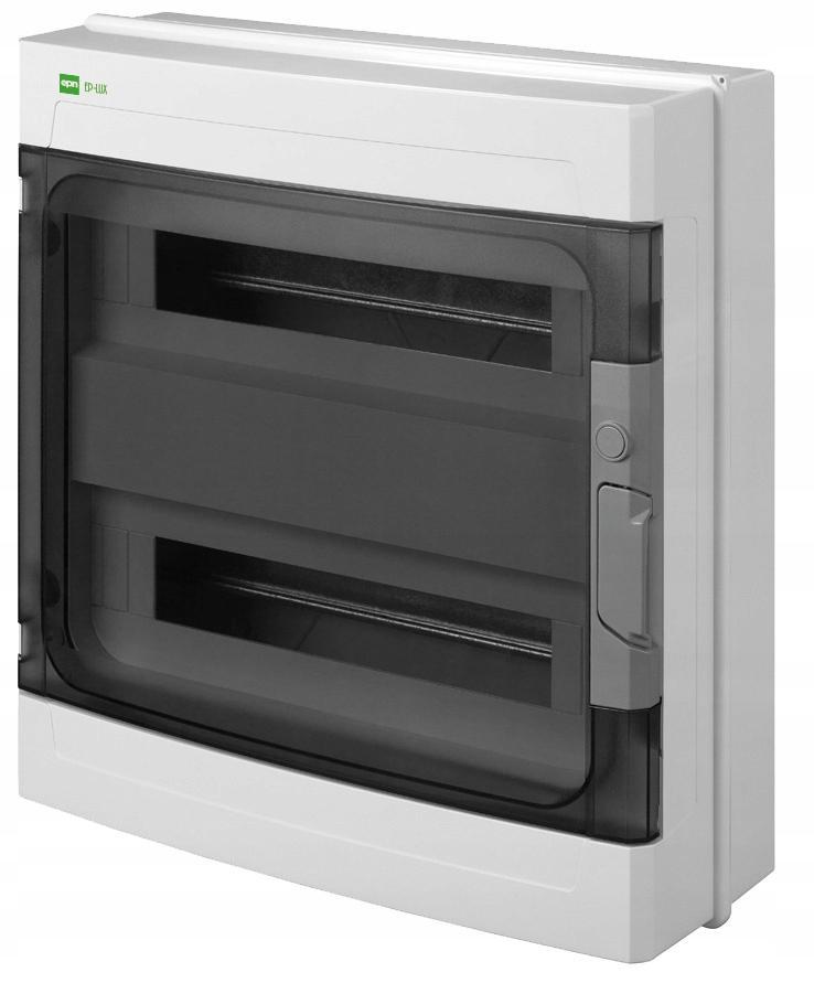 Rozdzielnica natynkowa EP-LUX + 2x18 modułów PV 1500V DC 1000V AC IP65 z sz
