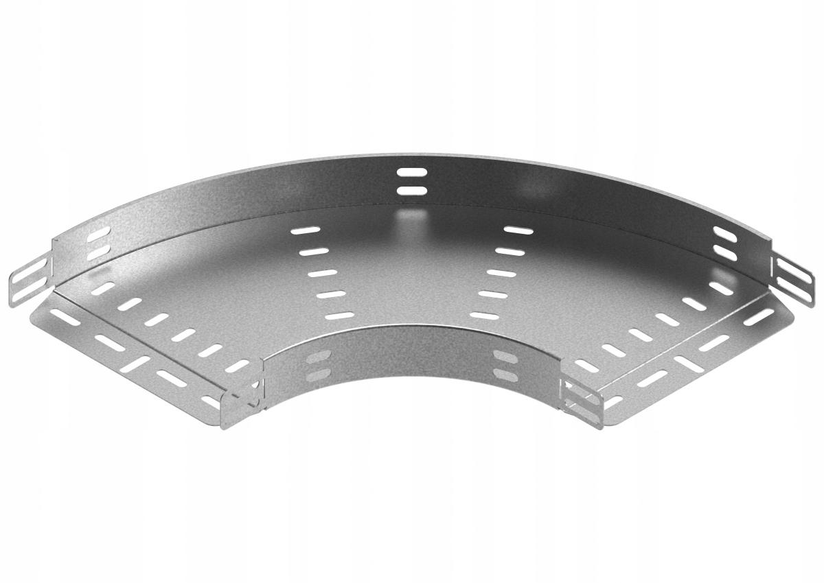 BAKS Kolanko 90° KKPJ300H60, grubość blachy 1,0mm