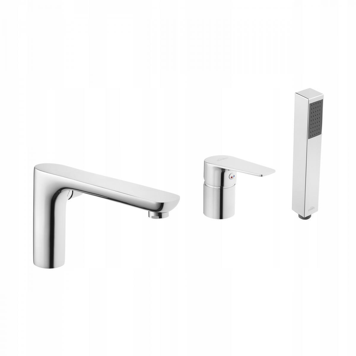 Bateria wannowa INVENA DOKOS CHROM 3 otworowa 48h