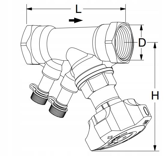 IMI TA Zawór równoważący STAD DN 50, bez odwodnienia