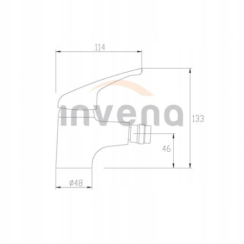 Bateria bidetowa INVENA PAREA 48h