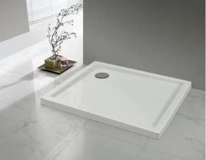 Brodzik akrylowy kwadrat zabudowany 100x100x3 cm SANPLAST Prestige Bza/PR