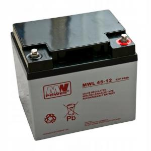 MPL POWER MW Power Akumulator AGM AGM 12V/45Ah 10-12 lat