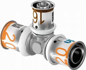 UPONOR Uponor S-Press PLUS trójnik redukcyjny 20-20-16