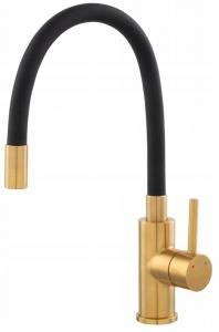 FERRO ZUMBA INOX BATERIA ZLEW,ELAST.WYL. ZŁOTY