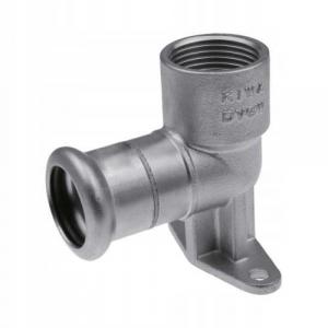 Kolano ścienne z uszami GW Inox - 18 Rp1/2 L = 63 mm