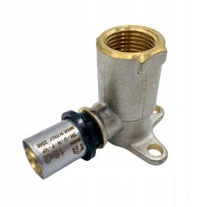 Kolano do montażu na ścianie PURMO CLEVERFIT średnie (52 mm) GW 16x1/2