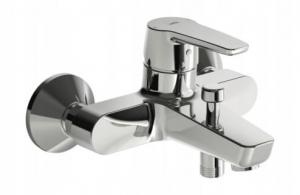Bateria wannowo-natryskowa ścienna ROCA CARMEN 2-uchw 2-otw mosiężna chrom
