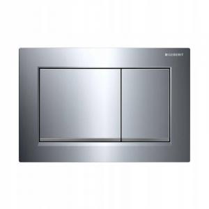 Przycisk uruchamiający GEBERIT Omega20 prostokątny przedni górny chrom
