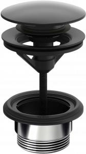 ORAS Zawór spustowy klik-klak, czarny matowy