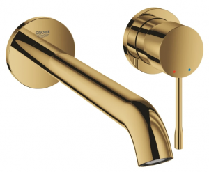 GROHE 2-otworowa Jednouchwytowa Bateria umywalkowa Essence cool sunrise 48h