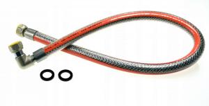 INVENA PRZEWÓD DO GAZU W OSŁONIE PVC Z KOLANKIEM -100CM