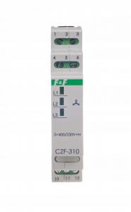 F&F Czujnik zaniku i fazy CZF-310 styki: 1P , I=10A, 1 moduł