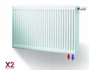 Grzejnik stalowy KERMI V 22 500X2000 X2 dolny prawy48h