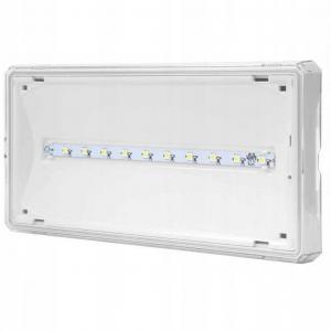 AWEX Oprawa EXIT IP65 ECO LED 3W 320lm 1h jednozadaniowa AT biała