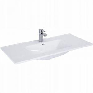 Umywalka SKAPPA 100 (101x46cm) Ceramiczna z otw. Biała ELITA