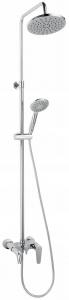 FERRO ALGEO deszczownia z natryskiem i baterią wannową, chrom