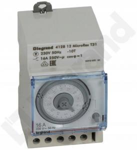 LEGRAND PA 352 Programator czasowy analogowy,230V, 50Hz, 1 styk zwierny,
