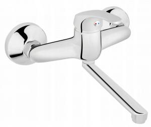 FERRO Bateria umywalkowa Basic ścienna chrom