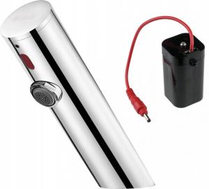 DEANTE Bateria umywalkowa Sense, chrom poler sensorowa stojąca bez reg temp