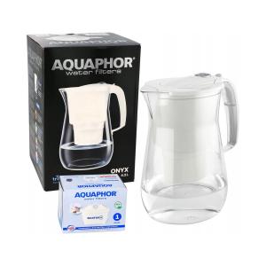 Dzbanek filtrujący Aquaphor Onyx biały + wkład Aquaphor B100-25 Maxfor