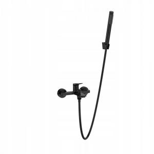 INVENA BATERIA WANNOWA ALONIA INVENA TREND Z ZESTAWEM NATR, CZARNY POŁYSK