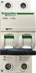 SCHNEIDER ELECTRIC Wyłącznik nadprądowy iC60N-C25-1N C 25A 1N-biegunowy