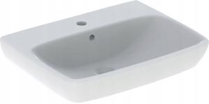 Umywalka Selnova Square B65 cm, H18 cm, T48 cm, z przelewem, z otworem na b