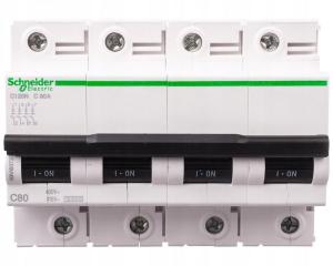 SCHNEIDER ELECTRIC Wyłącznik nadprądowy C120N-C80-4 C 80A 4-biegunowy