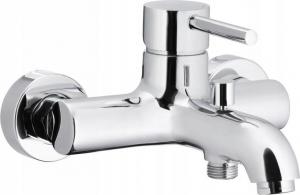 Bateria wannowa ścienna ARMATURA KRAKÓW MOZA 1-uchwyt. 2-otworowa czarna