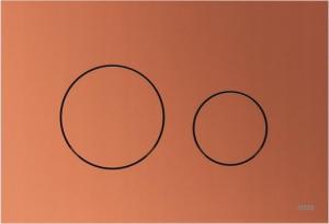 Przycisk spłukujący TECE loop do WC tworzywo sztuczne czerw brąz metaliczny