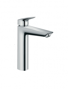 Bateria umywalkowa stojąca Hansgrohe logis srebrny