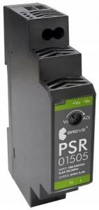 Zasilacz impulsowy PSR 01505 230/ 05VDC 2,4A 12W na szynę DIN, Uzas: 85-264