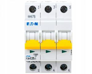 EATON Wyłącznik nadprądowy 3-biegunowy PLSM-C25/3-MW