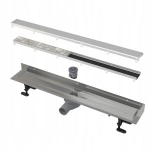 Odpływy liniowy ALCADRAIN Fit and Go Wall 750 mm