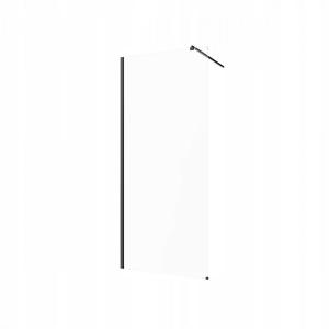 INVENA KABINA WALK-IN II 90X200CM TRANSP 8MM SHINY-GLASS CZARNY
