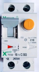 Wyłącznik nadprądowy z modułem różnicowym 1+N-biegunów PKNM-16/1N/C/003-MW