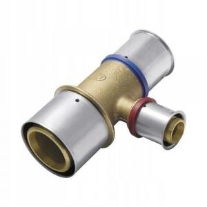 Trójnik redukcyjny mosiężny ultraPRESS - 25/20/25