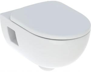 Zestaw wiszącej miski WC Selnova, lejowa, B36 cm, H38 cm, T53 cm, częściowo