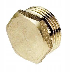 Korek mosiężny 6/4 żółty