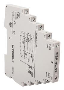 Ogranicznik przepięć DC do ochrony linii danych/sygnałowych, 12 V DC RSP-4L