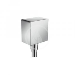 HANSGROHE FixFit Przyłącze węża Square z zaworem zwrotnym